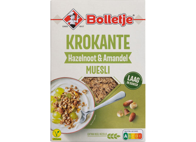 Bolletje Knuspriges Haselnuss-Mandel-Müsli
