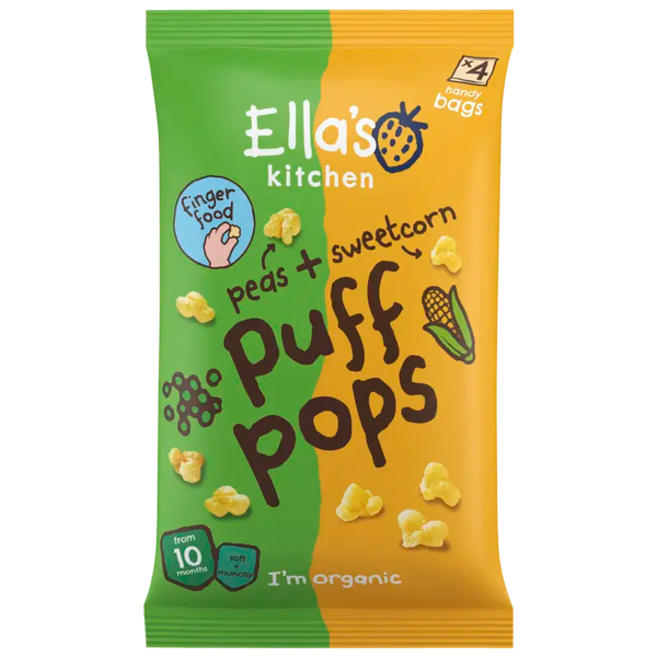 Ella's kitchen Puff pops erwt + mais 10m+
