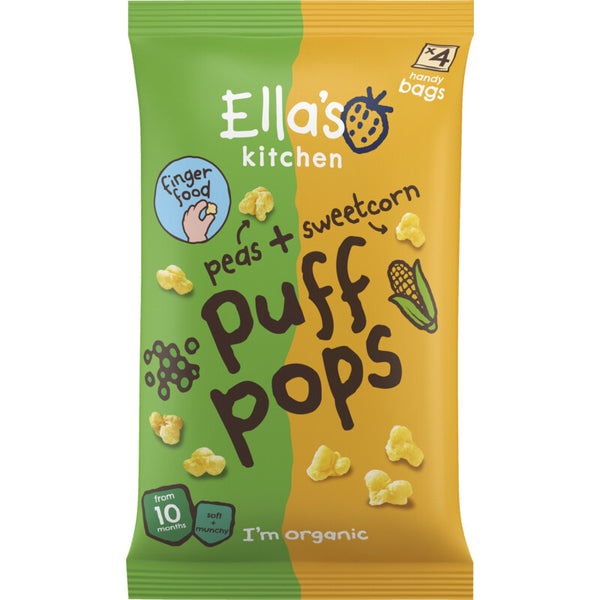 Ella's kitchen Puff pops erwt + mais 10m+