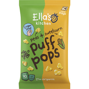 Ella's kitchen Puff pops erwt + mais 10m+