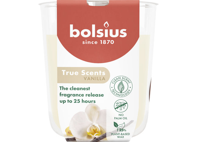 Bolsius True scents vanilla 8cm