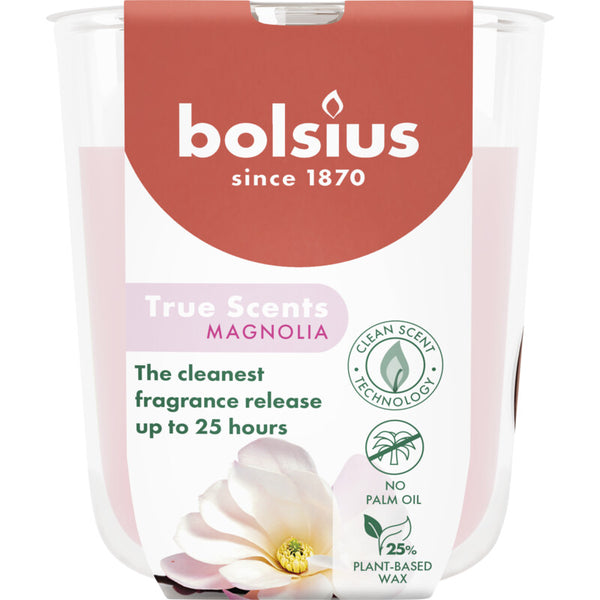 Bolsius True scents geurglas magnolia 8cm