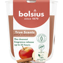 Bolsius True scents geurglasapple cinnamon 8cm