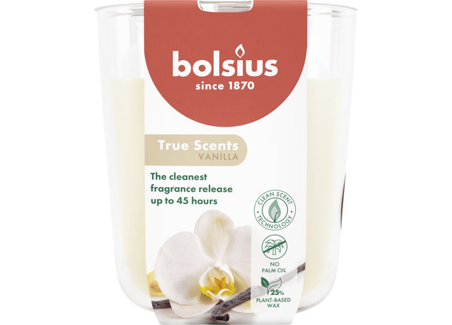 Bolsius True scents geurglas vanilla