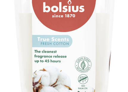 Bolsius True scents geurglas fresh cotton