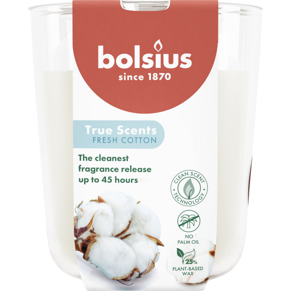 Bolsius True Scents Duftglas Fresh Cotton
