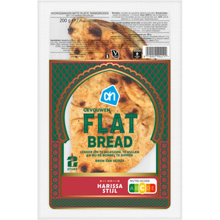 Gevouwen flatbread harissa