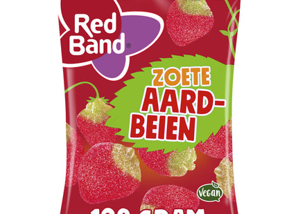 Rotes Band Süße Erdbeeren