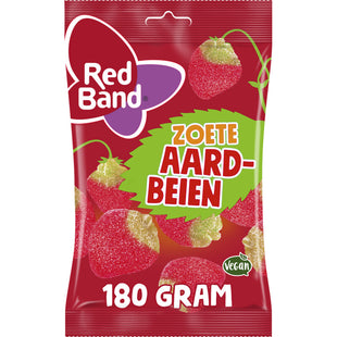 Rotes Band Süße Erdbeeren