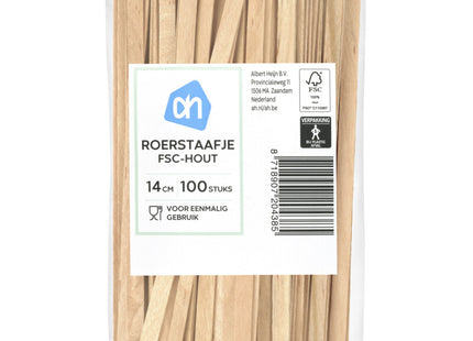 Houten roerstaafjes