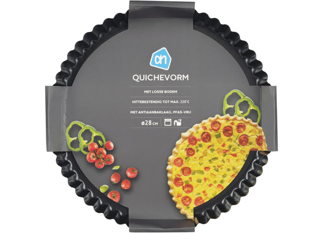 Quichevorm met losse bodem 28 cm