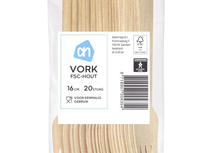 Houten vork