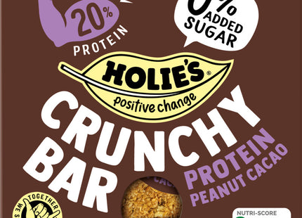 Holie Crunchy bar protein peanut cacao