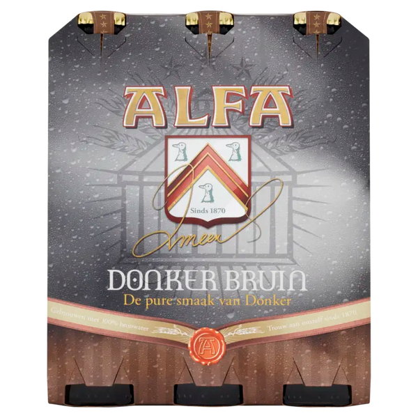 Alfa Oud bruin 6er-Pack