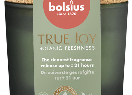 Bolsius True joy geurglas kurk botanic freshness