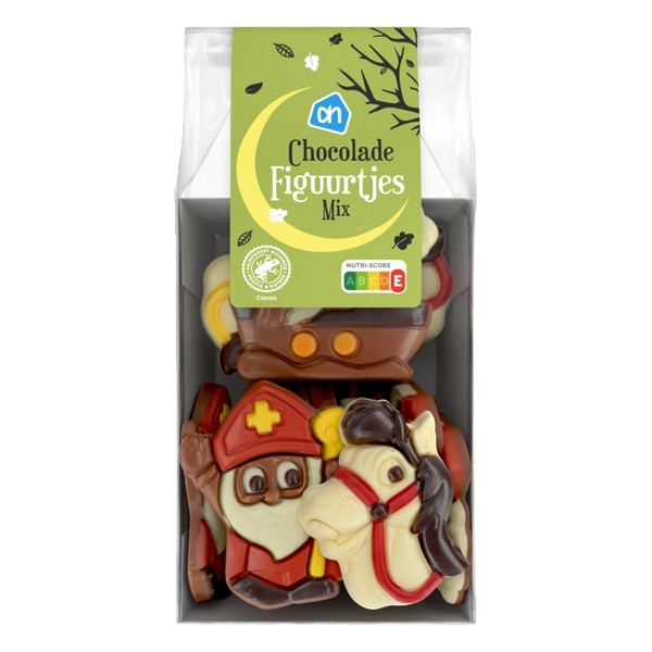 Chocolate figures squirrel/steamboat