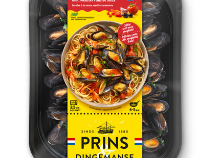 Prins & Dingemanse Voorgestoomde mosselen mediteraanse saus