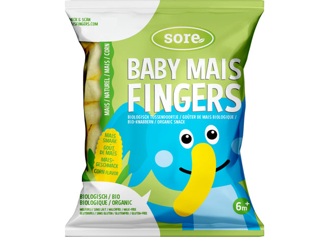 Sore Baby maisfingers naturel 6m+  Dutchshopper