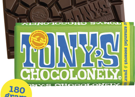 Tony's Chocolonely Reep puur amandel zeezout