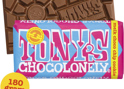 Tony's Chocolonely Reep melk choco chip cookie