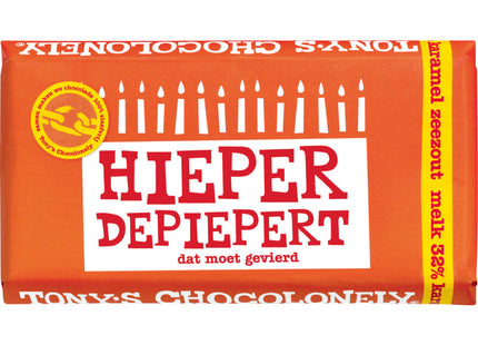 Tony's Chocolonely Reep melk karamel zeezout hieperdepieper