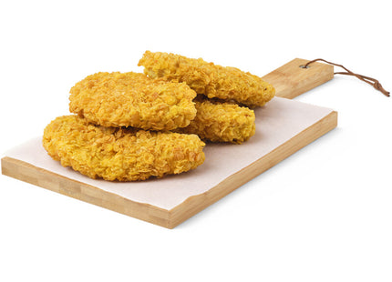 Free-range crispy chicken fillet schnitzel