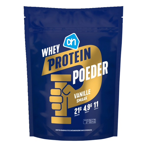 Whey protein shake vanille