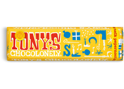 Tony's Chocolonely Reep melkchocolade pepernoot