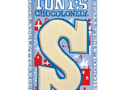 Tony's Chocolonely Witte chocolade letterreep pepernoot S