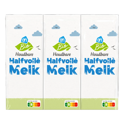 Semi-skimmed long-life milk