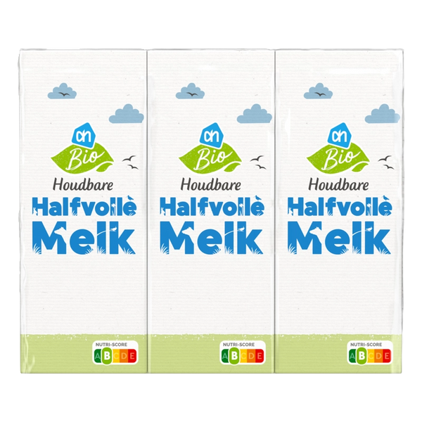 Biologisch Houdbare halfvolle melk 3-pack