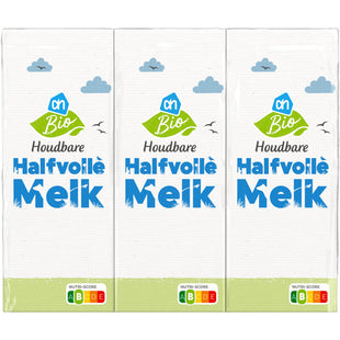 Biologisch Houdbare halfvolle melk 3-pack