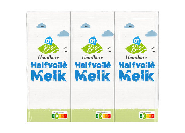 Biologisch Houdbare halfvolle melk 3-pack