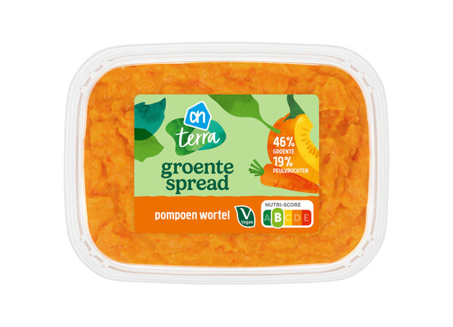 Terra Plantaardig groentespread pompoen wortel