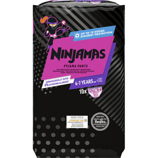 Ninjamas Saugfähige Pyjamahose für Mädchen 4–7