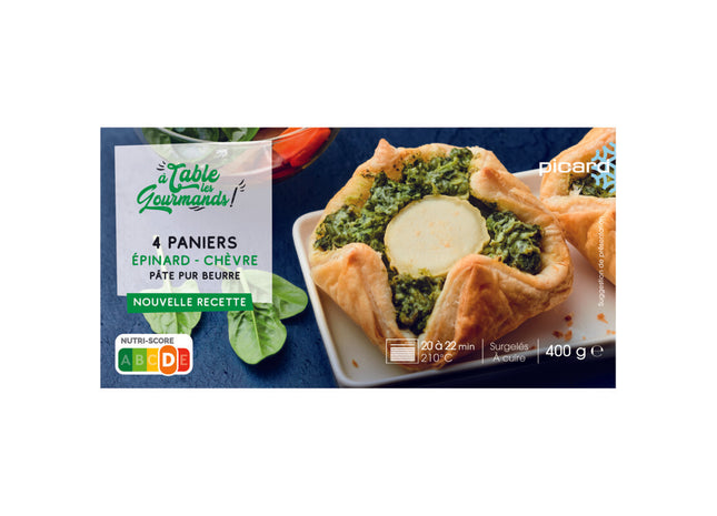 Picard Bladerdeeghapjes spinazie-geitenkaas