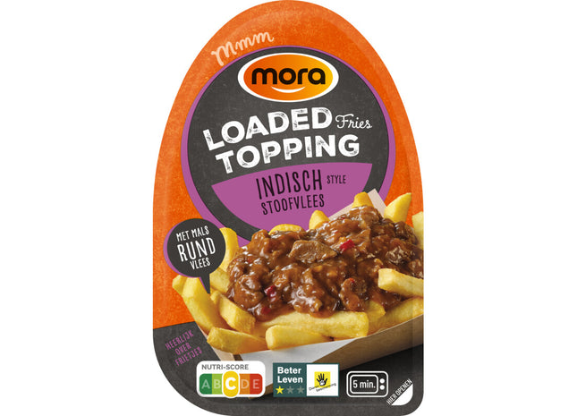 Mora Loaded friet Indische stoof