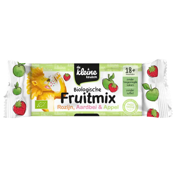 De Kleine Keuken Biologische Fruchtmischung Rosine Erdbeere 18m+
