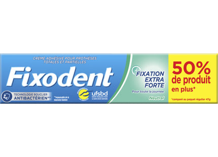 Fixodent Adhesive paste strong fixation neutral