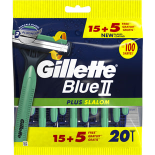 Gillette Blue II plus slalom scheermesjes