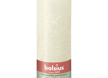 Bolsius Rustic candle ivory 19cm