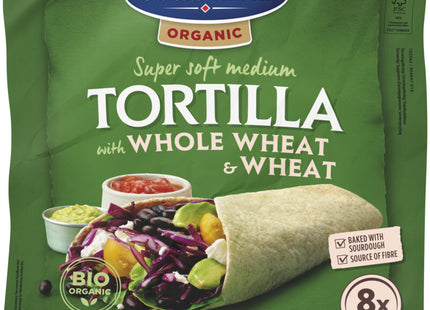 Santa Maria Tortilla wrap with wholewheat organic