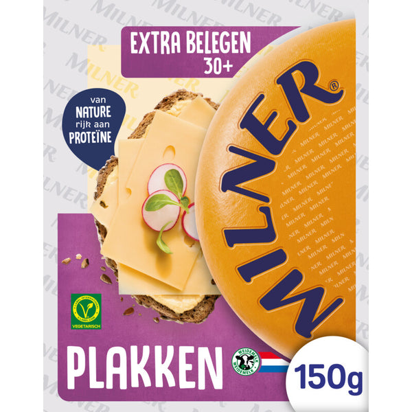 Milner Extra belegen 30+ plakken