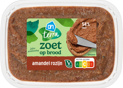 Terra Plantaardig zoet op brood amandel rozijn