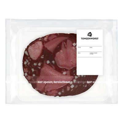 Tongue sausage, rolled roast sandwich topping (fresh section)