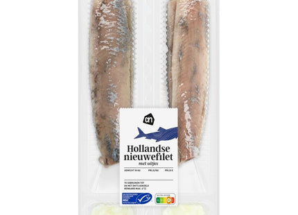 Haringfilet met uitjes