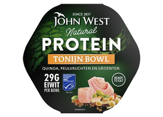 John West Protein tonijn bowl quinoa peulvruchten