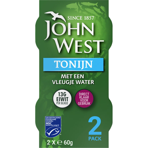 John West Tuna with a hint of water 2-pack
