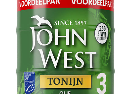 John West Tonijn in olie 3-pack