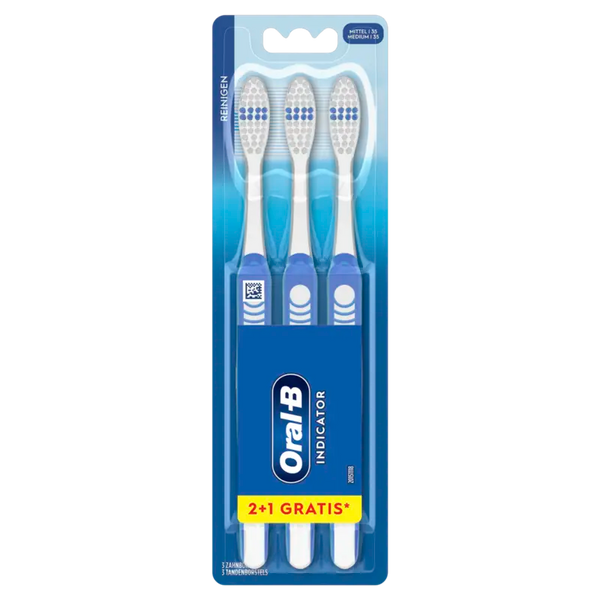 Oral-B 123 klassische Pflege Zahnbürste 3er-Packung